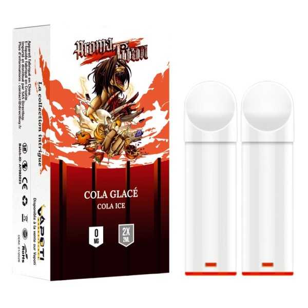 Recharges Cola Glacé - Cola ice 2 capsules Pod Aromatitan