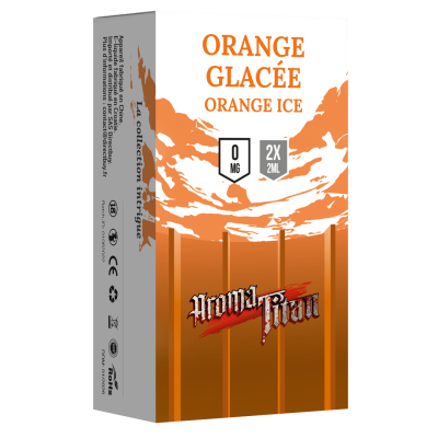 Orange Glacée- Orange ice Recharges 2 capsules Orange Glacée- Orange ice Recharges 2 capsules