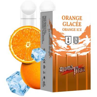 Orange Glacée- Orange ice Recharges 2 capsules Orange Glacée- Orange ice Recharges 2 capsules