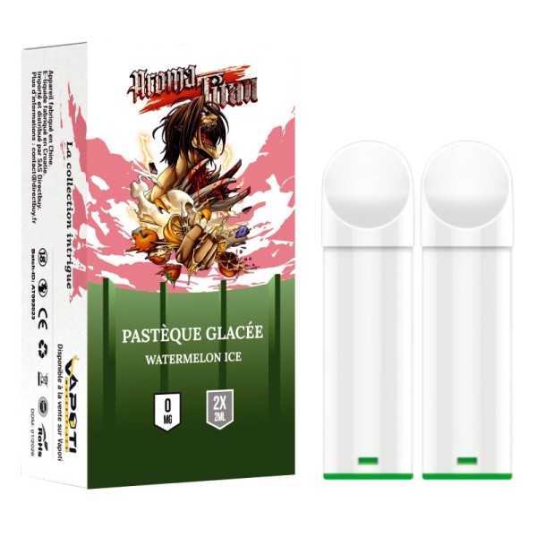 Recharges Pomme Glacée - Apple ice 2 capsules Pod Aromatitan