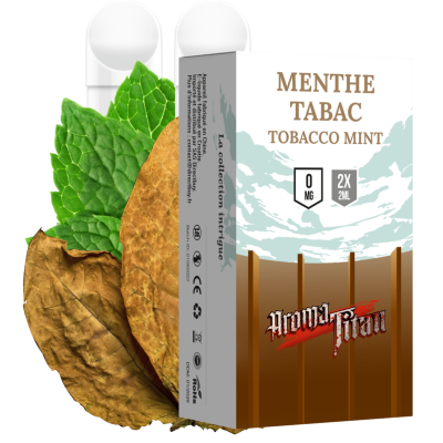 Menthe Tabac Tobacco mint Recharges 2 capsules Pod Menthe Tabac Tobacco mint Recharges 2 capsules Pod