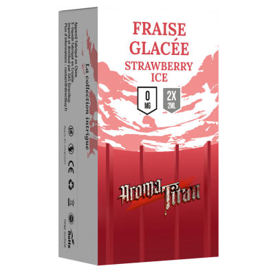Recharges Fraise Glacée - Strawberry ice 2 capsules Pod Recharges Fraise Glacée - Strawberry ice 2 capsules Pod