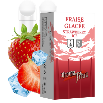 Recharges Fraise Glacée - Strawberry ice 2 capsules Pod Recharges Fraise Glacée - Strawberry ice 2 capsules Pod