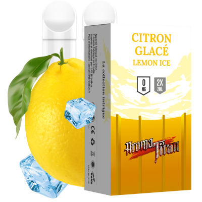 Citron Glacé - Lemon ice Recharges 2 capsules Pod Citron Glacé - Lemon ice Recharges 2 capsules Pod