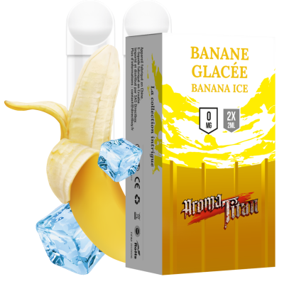 Banane Glacée - Banana ice Recharges 2 capsules Pod Banane Glacée - Banana ice Recharges 2 capsules Pod