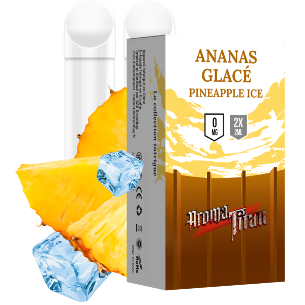Recharges Ananas glacé - Pineapple ice 2 capsules Pod Aromatitan