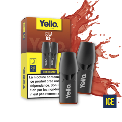 Cola Glacé – Capsules Compatibles Vuse ePod (x2) | Yello™ Cola Glacé – Capsules Compatibles Vuse ePod (x2) | Yello™