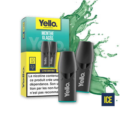 Menthe Glacée – Capsules Compatibles Vuse ePod (x2) | Yello™ Menthe Glacée – Capsules Compatibles Vuse ePod (x2) | Yello™