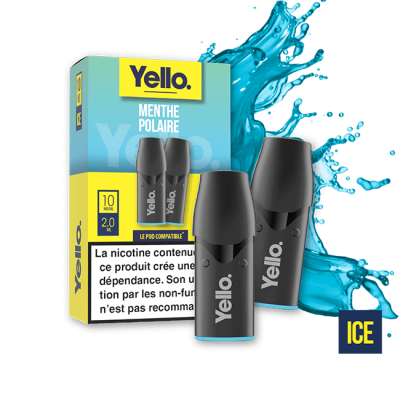 Menthe Polaire – Capsules Compatibles Vuse ePod (x2) | Yello™ Menthe Polaire – Capsules Compatibles Vuse ePod (x2) | Yello™