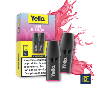 Fruit du Dragon Ice – Capsules Compatibles Vuse ePod (x2) | Yello™ Fruit du Dragon Ice – Capsules Compatibles Vuse ePod (x2) | Yello™