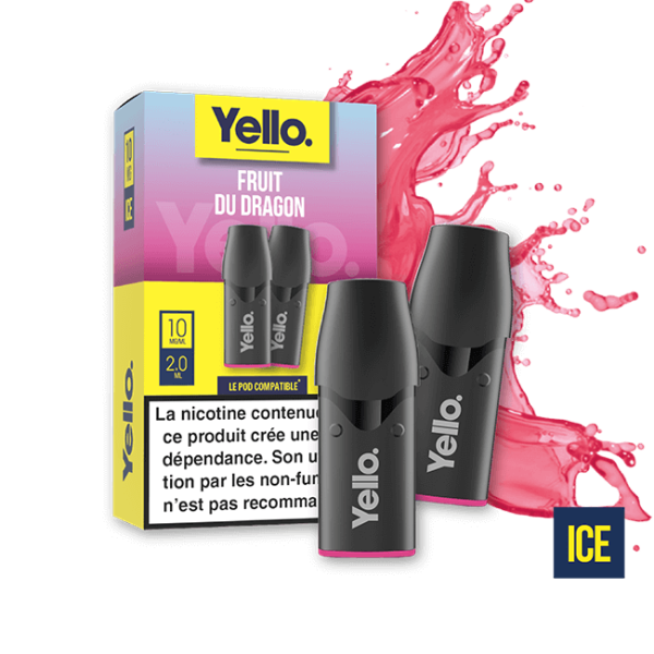 Fruit du Dragon Ice – Capsules Compatibles Vuse ePod (x2) | Yello™