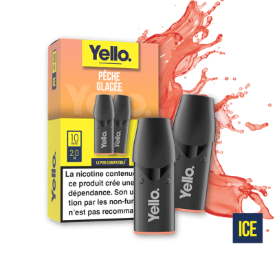 Pêche Glacée – Capsules Compatibles Vuse ePod (x2) | Yello™ Pêche Glacée – Capsules Compatibles Vuse ePod (x2) | Yello™