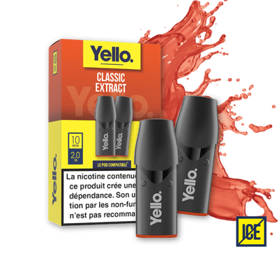 Classic Extract – Capsules Compatibles Vuse ePod (x2) | Yello™