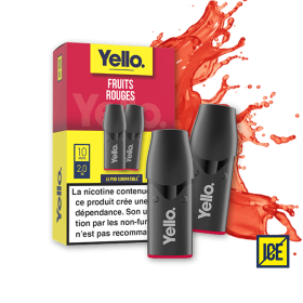Capsules Yello saveur Fruits Rouges compatibles Vuse ePod – pack de 2 cartouches