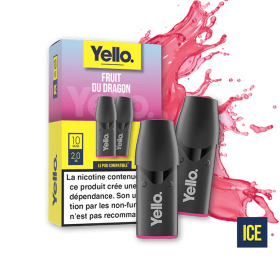 Capsules Yello saveur Fruit du Dragon Ice compatibles Vuse ePod – pack de 2 cartouches