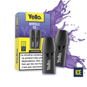 Capsules Yello saveur Myrtille Glacée compatibles Vuse ePod – pack de 2 cartouches