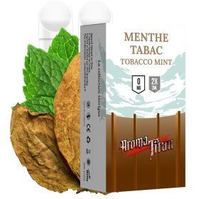 Menthe Tabac Tobacco mint Recharges 2 capsules Pod Aromatitan Menthe Tabac Tobacco mint Recharges 2 capsules Pod Aromatitan