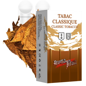 Tabac Classique- Classic Tobacco - Recharge 2 capsules Pod Aromatitan