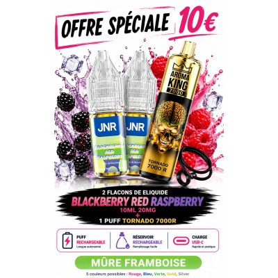 Pack 2X Blackberry Red Raspberry + Tornado