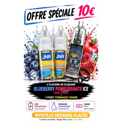 Pack 2X Blueberry Pomegranate Ice + Tornado