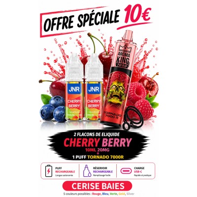 Pack 2X Cherry Berry + Tornado