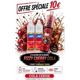 Pack 2X Fizzy Cherry Cola + Tornado