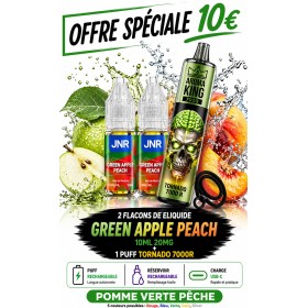 Pack 2X Green Apple Peach + Tornado