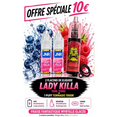 Pack 2X Lady Killa + Tornado