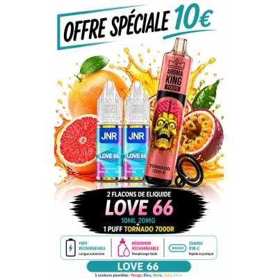 Pack 2X Love 66 + Tornado