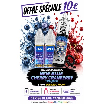 Pack 2X Blue Cherry Cranberry + Tornado
