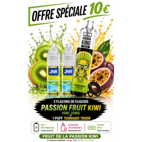 Pack 2X Passion Fruit Kiwi + Tornado