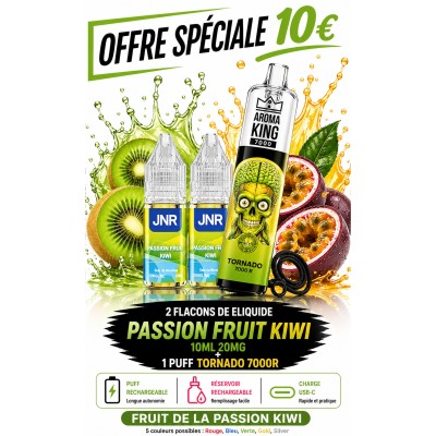 Pack 2X Passion Fruit Kiwi + Tornado