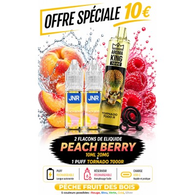 Pack 2X Peach Berry + Tornado