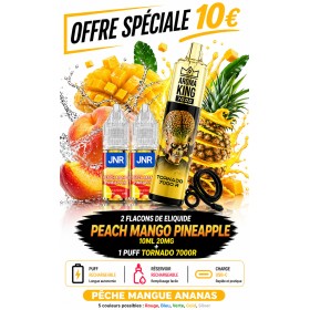 Pack 2X Peach Mango Pineapple + Tornado