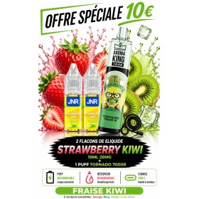 Pack 2X Strawberry Kiwi + Tornado