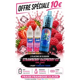 Pack 2X Strawberry Raspberry Ice + Tornado