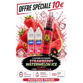 Pack 2X Strawberry Watermelon Ice + Tornado