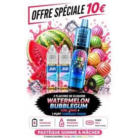 Pack 2X Watermelon Bubblegum + Tornado