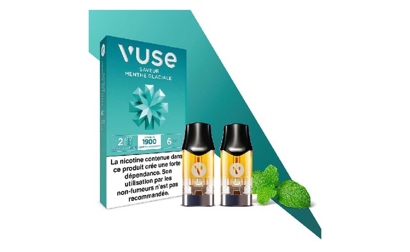 Capsules Vuse Menthe Glaciale : Une Vape Ultra-Fraîche pour une Expérience Mentholée Inégalée